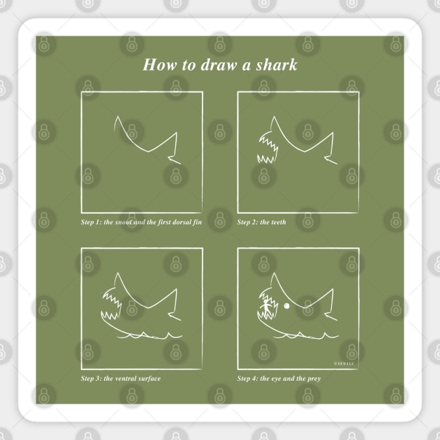 How to Draw a Shark Magnet by Phil Tessier